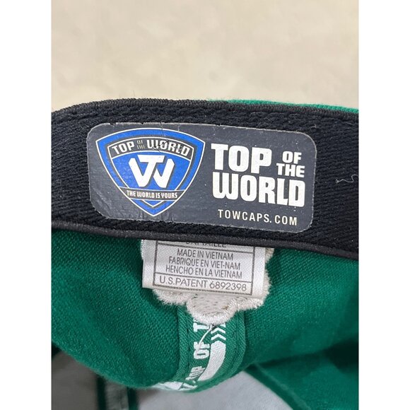 Notre Dame Fighting Irish Green One-Fit Hat By Top Of The World - Picture 7 of 12